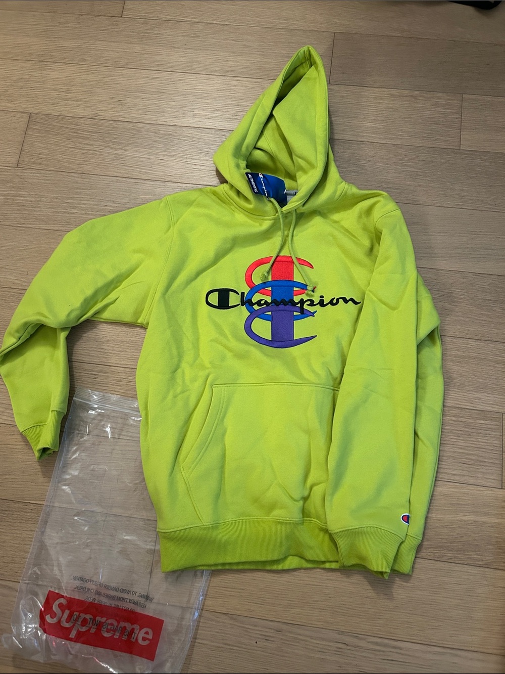 Supreme x Champion Stacked C